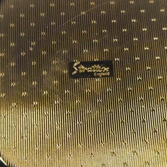 RMS Queen Elizabeth 2 Compact Purse Mirror Vintage w/Box QE2 Stratton - Picture 6 of 9